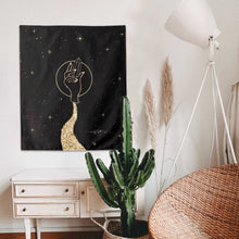 Load image into Gallery viewer, The Moonlit Path Tapestry - Terra Soleil