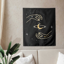 Load image into Gallery viewer, Celestial Hands Tapestry - Terra Soleil