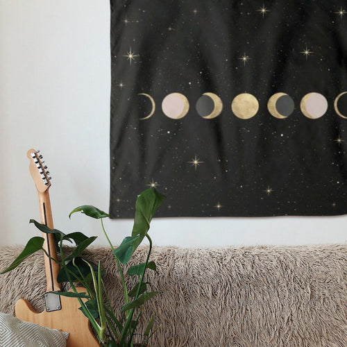 Phases of the Moon Tapestry - Terra Soleil