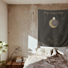 Load image into Gallery viewer, The Star Child Tapestry - Terra Soleil