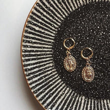 Load image into Gallery viewer, Goddess Gold Coin Earrings - Terra Soleil