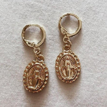 Load image into Gallery viewer, Goddess Gold Coin Earrings - Terra Soleil