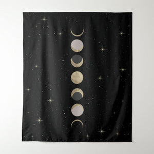 Phases of the Moon Tapestry - Terra Soleil