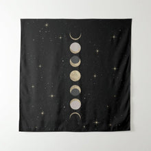 Load image into Gallery viewer, Phases of the Moon Tapestry - Terra Soleil