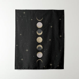 Phases of the Moon Tapestry - Terra Soleil