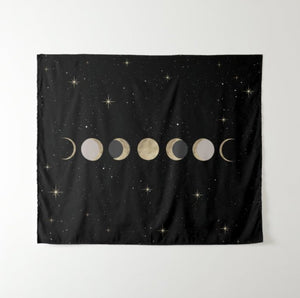 Phases of the Moon Tapestry - Terra Soleil