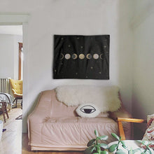 Load image into Gallery viewer, Phases of the Moon Tapestry - Terra Soleil