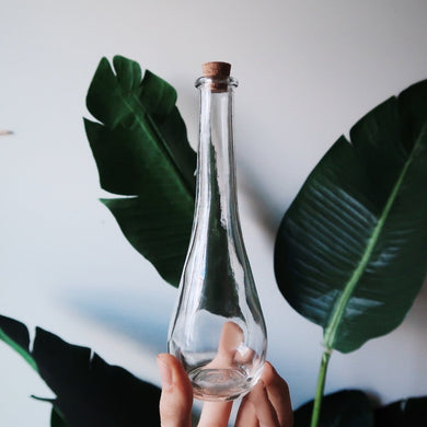 Tall Glass Apothecary Bottle - Terra Soleil