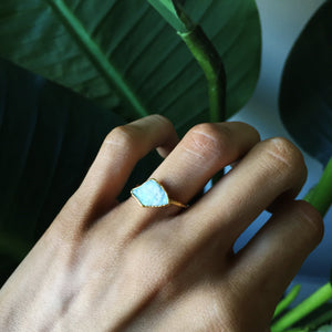 The Moonbeam Opal Ring - Terra Soleil