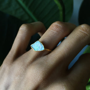 The Moonbeam Opal Ring - Terra Soleil