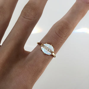 The Luna Opal Ring - Terra Soleil