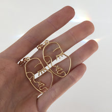 Load image into Gallery viewer, Picasso Face Earrings - Terra Soleil