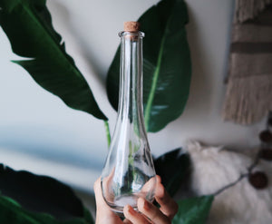 Tall Glass Apothecary Bottle - Terra Soleil