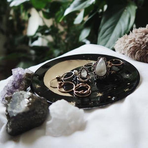 Crescent Moon Ring Dish - Terra Soleil