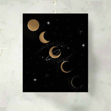 Load image into Gallery viewer, Moon Phases Art Print - Terra Soleil