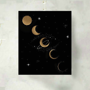 Moon Phases Art Print - Terra Soleil