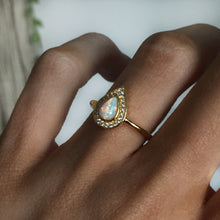 Load image into Gallery viewer, The Starlight Teardrop Opal Ring - Terra Soleil