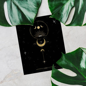 Lunar Eclipse Art Print - Terra Soleil