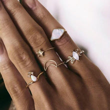 Load image into Gallery viewer, The Lumens Triple Moon Ring - Terra Soleil