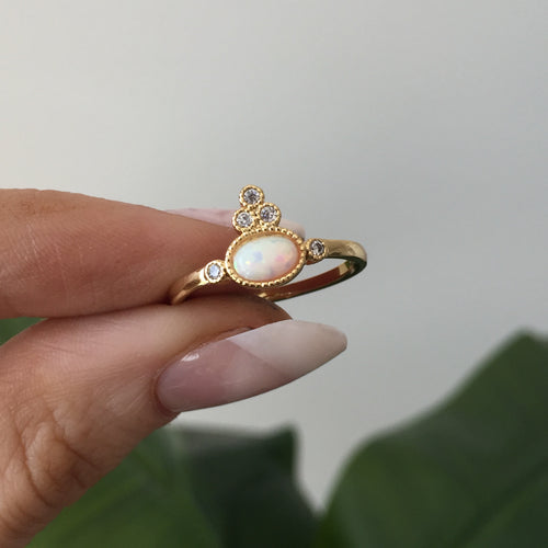 The Tatiana Opal Ring - Terra Soleil