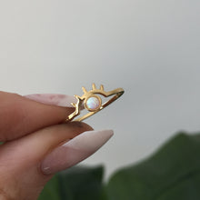 Load image into Gallery viewer, The Opal Evil Eye Ring - Terra Soleil