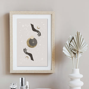 In Your Hands Art Print