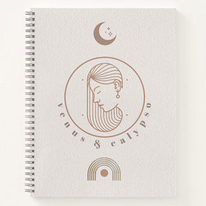 Venus & Calypso Spiral Notebook - Terra Soleil