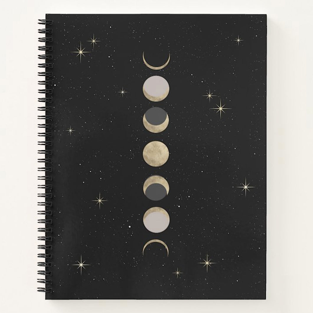 Moon Phase Spiral Notebook - Terra Soleil