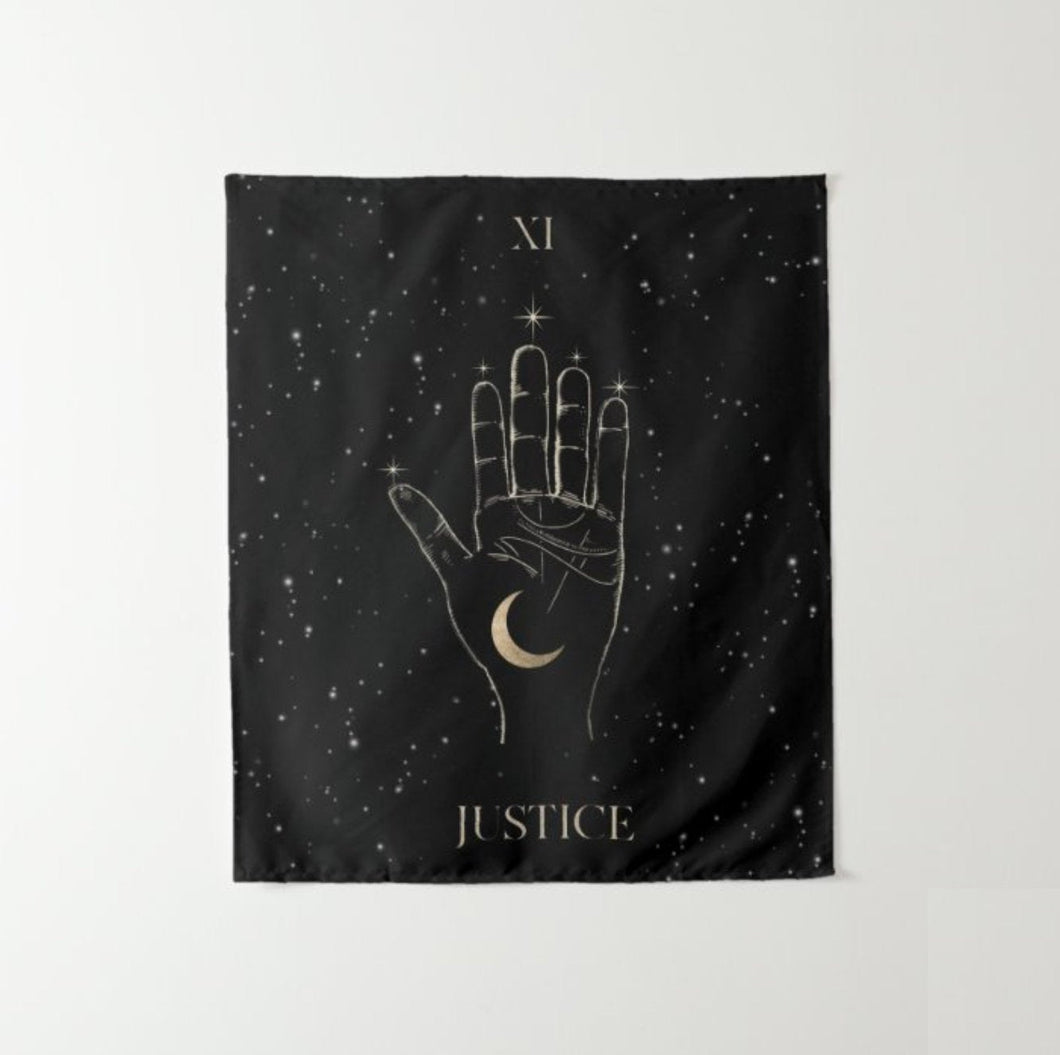 Justice Tarot Tapestry - Terra Soleil