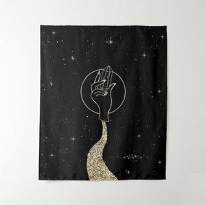 The Moonlit Path Tapestry - Terra Soleil