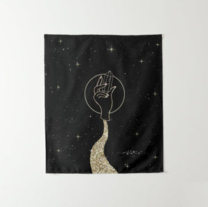 The Moonlit Path Tapestry - Terra Soleil