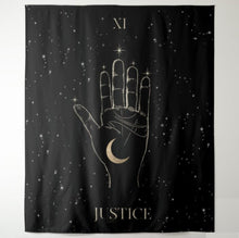 Load image into Gallery viewer, Justice Tarot Tapestry - Terra Soleil