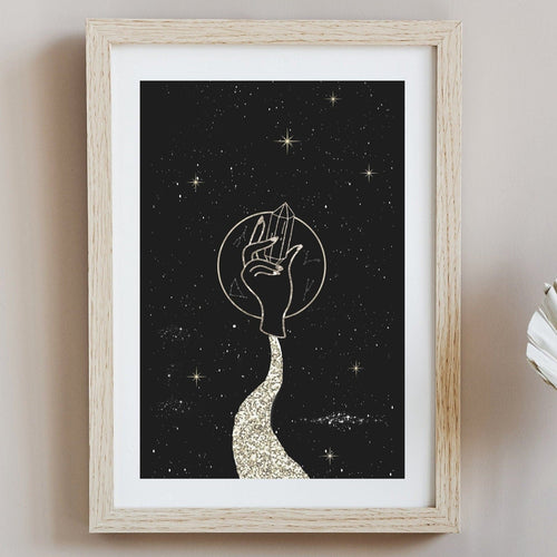 The Moonlit Path Art Print