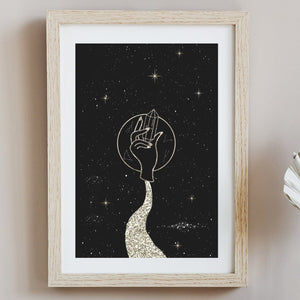 The Moonlit Path Art Print