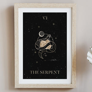 The Serpent Tarot Art Print
