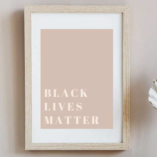 Black Lives Matter Art Print