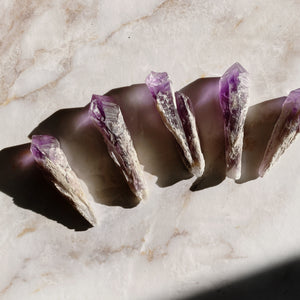 Raw Amethyst Crystal Point - Terra Soleil