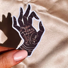Load image into Gallery viewer, Palmistry Hand Vinyl Sticker - Terra Soleil