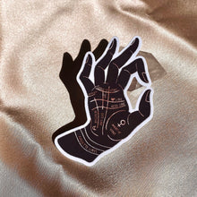 Load image into Gallery viewer, Palmistry Hand Vinyl Sticker - Terra Soleil