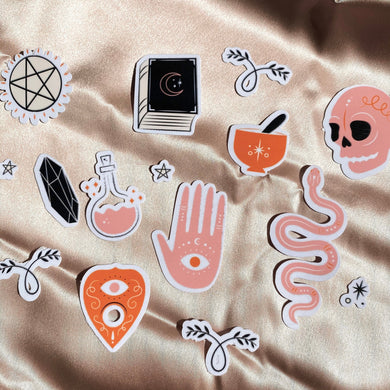 Palmistry 15 pc Sticker Set