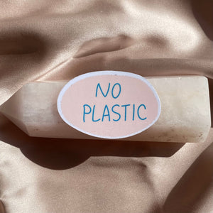 No Plastic Vinyl Sticker - Terra Soleil