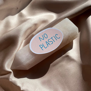 No Plastic Vinyl Sticker - Terra Soleil