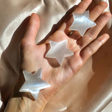 Load image into Gallery viewer, Selenite Star Palm Stone - Terra Soleil
