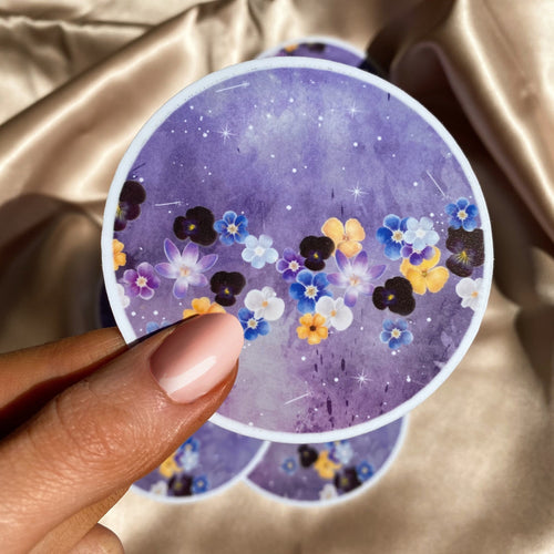 Persephone Moon Vinyl Sticker - Terra Soleil