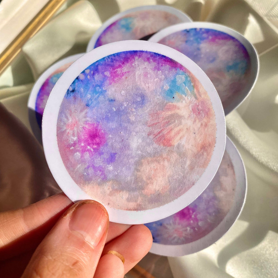 Cancer Moon Vinyl Sticker - Terra Soleil