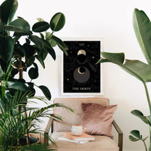 Load image into Gallery viewer, The Moon Tarot Art Print