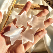 Load image into Gallery viewer, Selenite Star Palm Stone - Terra Soleil
