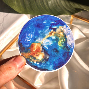 Earth Vinyl Sticker - Terra Soleil