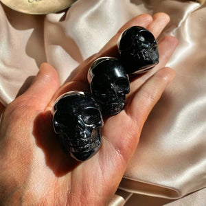 Obsidian Skull Crystal