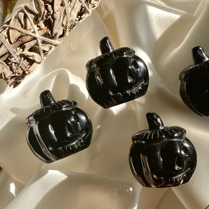 Obsidian Pumpkin Crystal